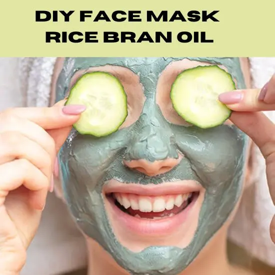 face mask of rice bran oil