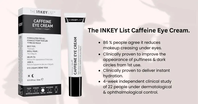 The INKEY list Caffeine Eye Cream.