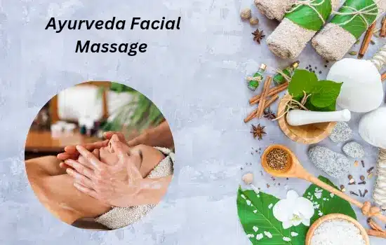 Ayurveda facial massage