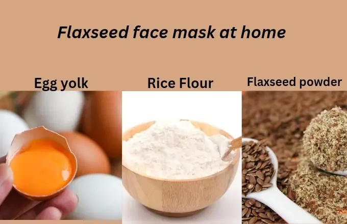 recipe of flaxseed face mask